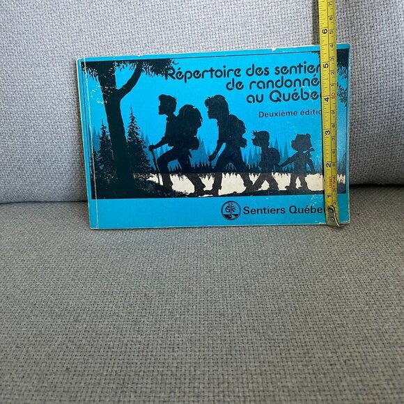 VINTAGE 1979 Hiking Guide Book Livre Répertoire sentiers de randonnée au Québec - Picture 16 of 16